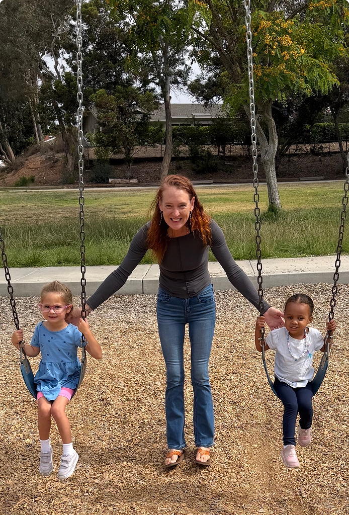 Swinging together moment at Soil and Sky